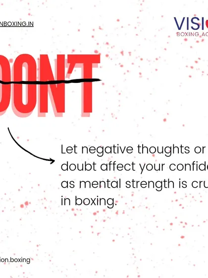 Do not let negative thoughts or self-doubt affect your confidence. Your mindset is a weapon. We train it just as hard as we train the body.