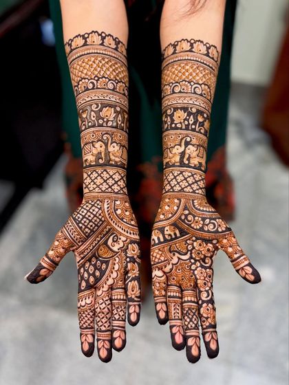 Mitali - Bridal Mehendi Full Bridal Mehendi (Hands) photo 24