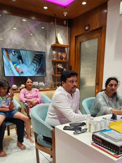 A family consultation in progress. It is very rewarding to help entire families understand their dynamics and improve their collective energy for a more harmonious life.