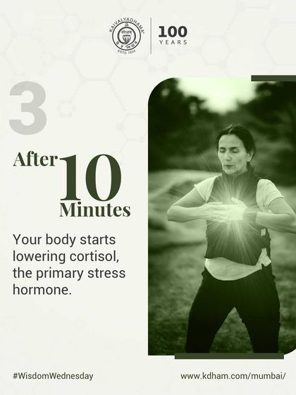 Ten minutes into a walk, your body starts lowering cortisol levels. This demonstrates how movement can be a direct antidote to the physiological effects of stress.