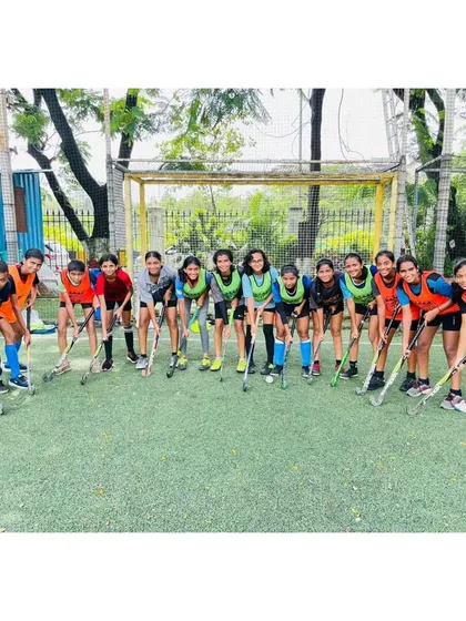 Our girls' team getting into position for a drill. We focus on discipline, formation, and tactical awareness in our sessions.