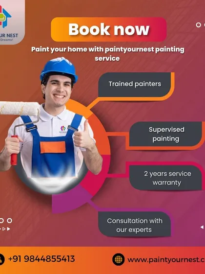 We provide a comprehensive and reliable service. Every project includes trained painters, direct supervision, a 2-year service warranty, and expert color consultation to ensure your complete satisfaction from start to finish.