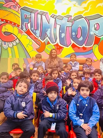 I am proud to be a top choice for school excursions and group outings. This group photo captures the fun of a class trip, where students enjoyed a day of gadget-free play and learning in our supervised facility.