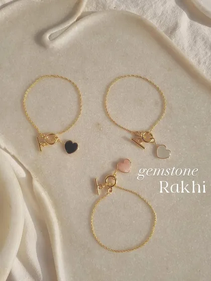 My gemstone heart toggle bracelets, a beautiful way to celebrate a bond of love.