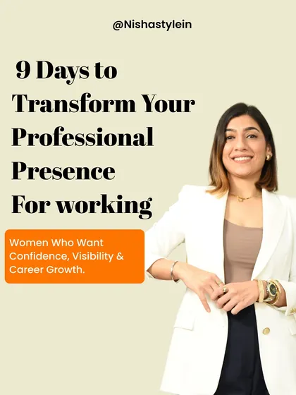 This is for the woman who wants more confidence, visibility, and career growth. My 9-day Power Dressing program is designed to transform your professional presence and help you build a wardrobe that works as hard as you do.
