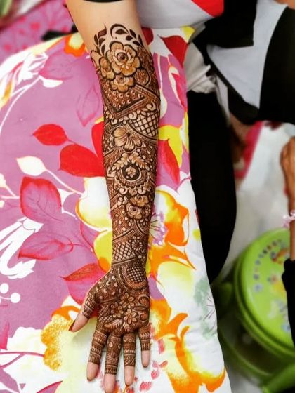 Mehendi Art by Nishat - Mehndi (Henna) Artistry Elaborate Bridal Henna photo 99