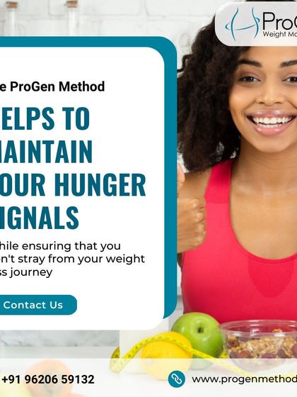 The ProGen Method helps you understand and maintain your hunger signals, ensuring you don't feel deprived or stray from your weight loss journey.