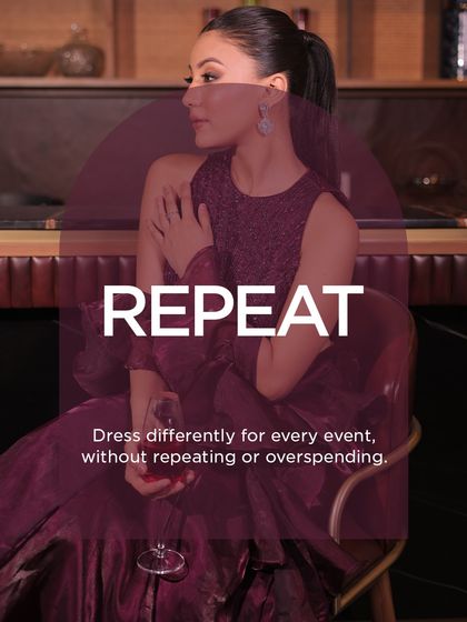 REPEAT: Dress differently for every event without overspending or cluttering your closet. Repeat the compliments, not the outfit.