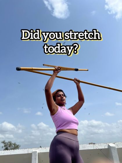 Did you stretch today? Using a fitness stick is a great way to open up your shoulders and improve your posture, which is super important for any flow artist.