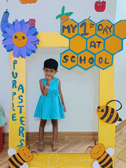 Purple Asters - Preschool & Daycare Making Memories: Special School Days photo 40