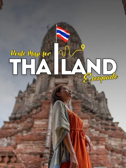 Here's the route map for our Thailand Escapade. We've designed a journey that takes you through the best of what the country has to offer, from bustling cities to serene islands.