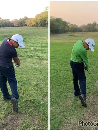 The result: a much-improved impact position with better shaft lean and a divot after the ball.