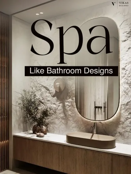 This image introduces our concept of spa like bathroom designs. It combines visuals of different high end features to show how we create a space that is far more than just a functional bathroom.