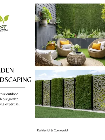 Elevate your outdoor oasis with our garden landscaping expertise. We handle both residential and commercial projects, creating beautiful and functional green spaces.