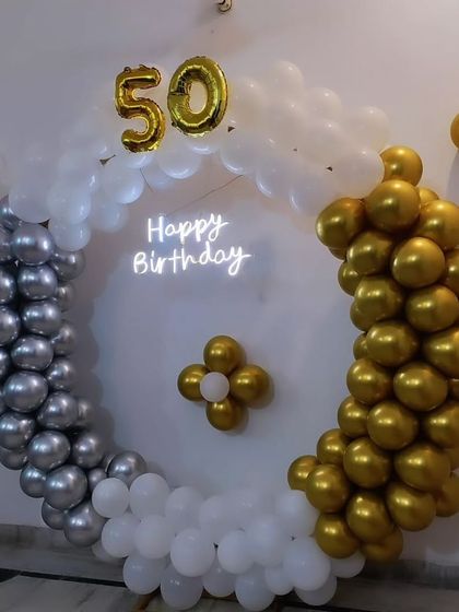 Special Entry - Private Party & Milestone Decoration Elegant Birthday & Anniversary Setups photo 71