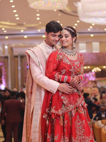 A photo from our wedding, feeling so much love and support.