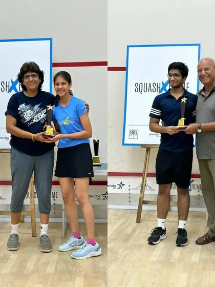 Our academy's winners from the 2nd Squash Xtreme Open 2023.