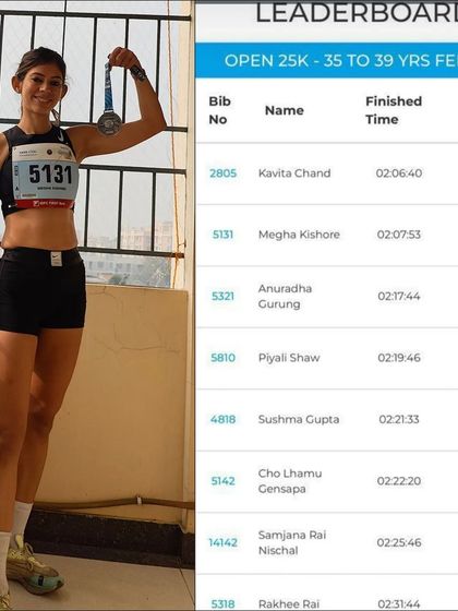 A silver medal finish at the Kolkata 25K. This podium spot is a testament to perseverance and the strength of a well-executed training plan.