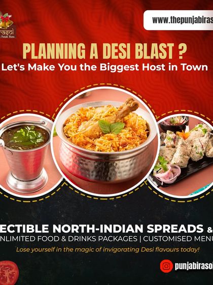 Planning a desi blast? We provide delectable North Indian spreads with customized menus and unlimited packages to make you the biggest host in town. Let us handle the food so you can enjoy the party.