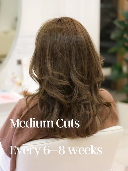 To maintain a healthy, shaped style, I recommend trimming medium-length cuts every 6 to 8 weeks. This helps remove split ends and keeps your layers looking fresh and bouncy.
