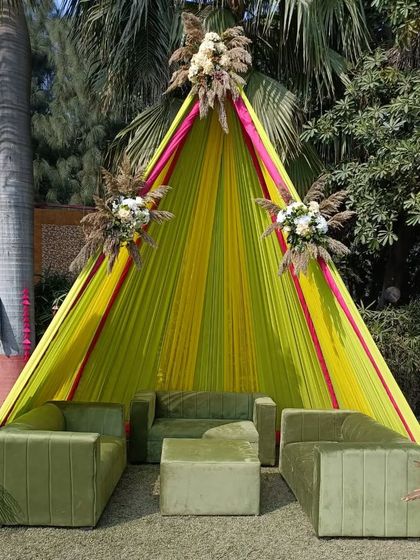 Party Solutions Rekha - Wedding Decor Vibrant Haldi & Mehendi Ceremonies photo 44