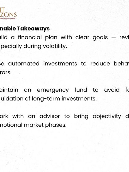 Wealth is built more through disciplined behavior than intelligence. This bulletin explores the psychology of money, explaining how emotions like fear and greed impact wealth and providing actionable takeaways to stay rational.