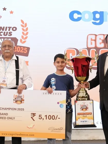 Meet our National Champion. This is the moment of pride we work towards, where a student's dedication is rewarded with a trophy and recognition. Our program is designed to build champions in math and in life.