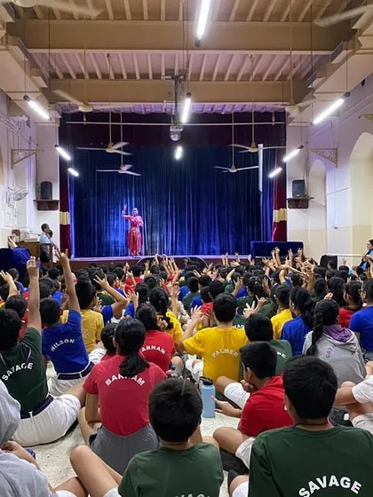The students were so engaged and full of questions. Moments like these, where we can have an open dialogue about dance, are incredibly rewarding.