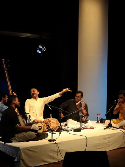 An intimate evening of Karnatik music with the acclaimed T.M. Krishna. Our "SwarTaal" festival creates a unique connection between artists and the audience, offering an immersive experience in Indian classical music.