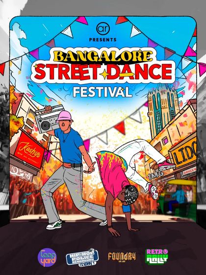 Announcing the Bangalore Street Dance Festival! A four-day festival celebrating movement, rhythm, and culture with Loopyard, Hip-Hop Police, Foundry, and Retro Rally. Mark your calendars!