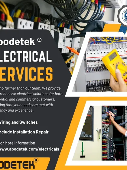 As an ISO 9001 certified company, we provide comprehensive electrical services for both new and existing properties. Our team is equipped to handle everything from panel testing and diagnostics to complete wiring and switch installations, ensuring your system is efficient and safe.