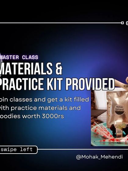 Mohak Mehendi - Mehndi Training Academy Masterclass Details & Announcements photo 9