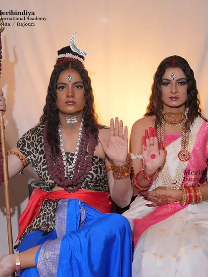 A classic pose of the deities giving blessings. You will learn how to create looks that are authentic and respectful to cultural and religious themes.