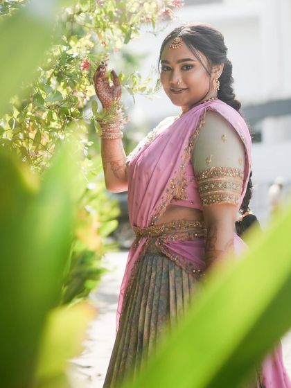 Anthariya by Nidhi Gowda - Custom Bridal & Occasion Wear Upcycled Kanjivaram Lehengas (Langa Voni) photo 53