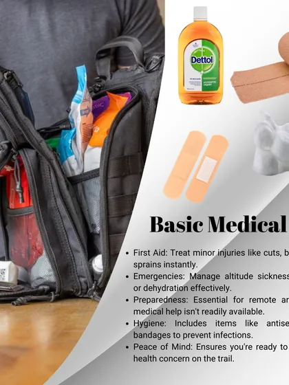 A basic medical kit is essential for any trek. This guide lists the must-have items for treating minor injuries and managing emergencies.