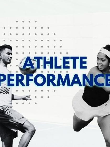 A graphic showcasing the range of services we offer, from athlete performance programs and youth training to physiotherapy and online coaching.