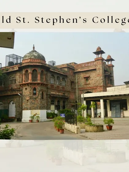 The main building of the old St. Stephen's College campus, which now serves as the office of the Election Commission.