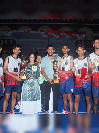 My U-19 Boys team celebrating their Gold medal win at the 1st Interschool Kho-Kho Tournament. Their teamwork was flawless.