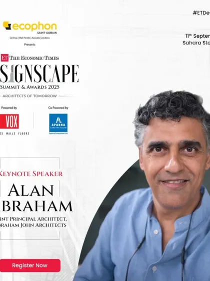 I am delighted to be a Keynote Speaker at The Economic Times DesignScape Summit. I will be sharing our experiences in urban advocacy and shaping the future of architecture.