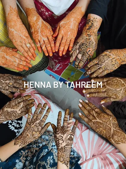 Mashaallah, nothing makes me happier than a group of friends or family getting their mehendi done together. It's a blessing to be part of these shared moments of joy and celebration.