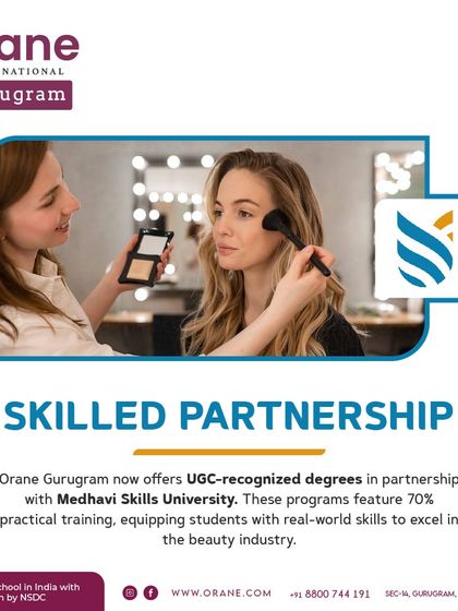 An announcement of my partnership with Medhavi Skills University to offer UGC recognized degrees. This program features 70% practical training to ensure students excel.
