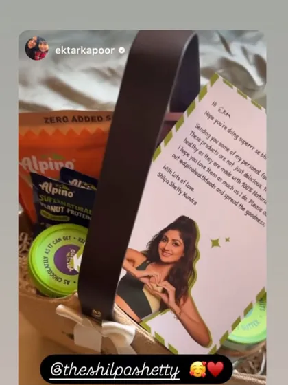 Film producer Ekta Kapoor received this curated hamper, showcasing how we help brands connect with influential figures across different industries.