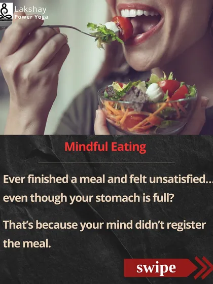 An explanation of why you feel unsatisfied after a meal: your mind didn't register it. The solution is mindful eating.