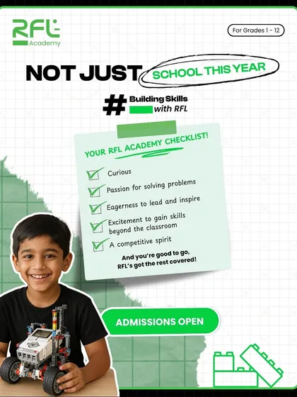 This checklist helps parents identify if their child has the curious, problem-solving, and competitive spirit that thrives at our academy. If so, we've got the rest covered.