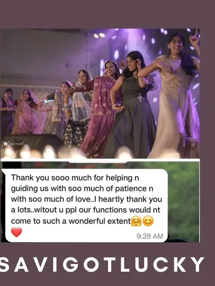 Nothing makes us happier than hearing from our clients. This message reminds us why we pour our hearts into every wedding; it's about creating a wonderful experience and beautiful memories.