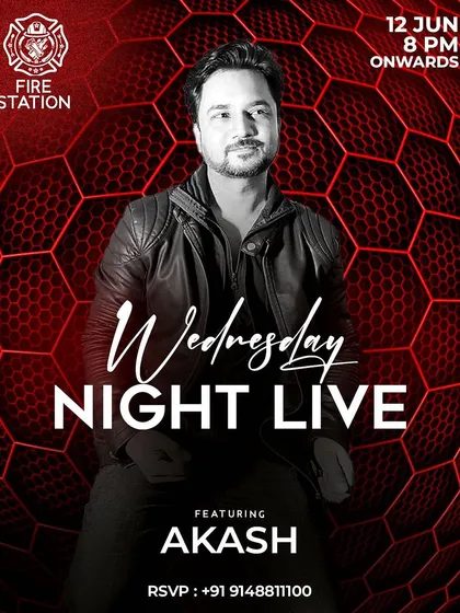 Come join us as Akash lights up the night with an unforgettable performance, leaving the audience in awe.