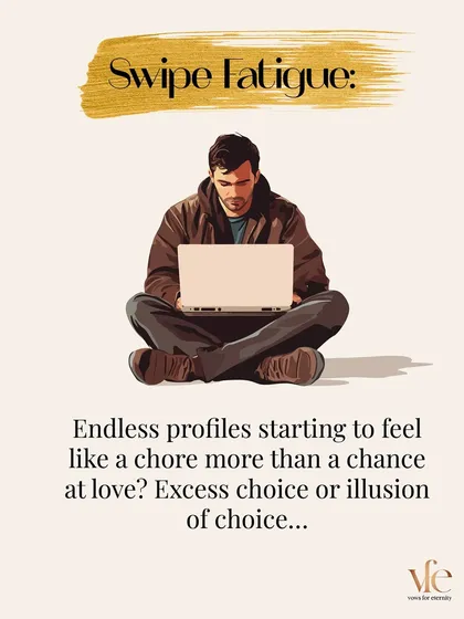 Does browsing profiles feel more like a chore than a chance at love? This is "swipe fatigue," and it's a sign that you need a more curated and human-centric approach.