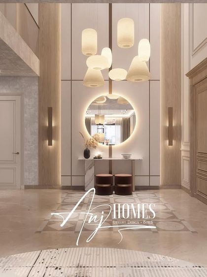 AnjHomes - Home Interiors & Renovation Statement Staircases & Grand Entrances photo 15