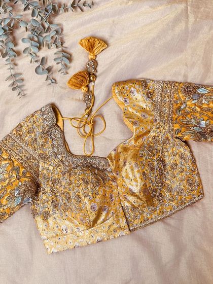 Blouse House by Mahitha Prasad - Custom Blouse Design & Embroidery A Closer Look: The Art of Embroidery photo 51