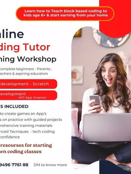 Here’s everything you get in our comprehensive training. We cover both game development with Scratch and app development with MIT App Inventor, giving you the practical skills and confidence to start teaching right away. No coding background required, we start from zero.